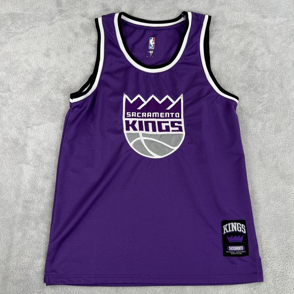 Sacramento Kings SACRAMNETO Misprint Jersey M Purple NBA Basketball Error Rare